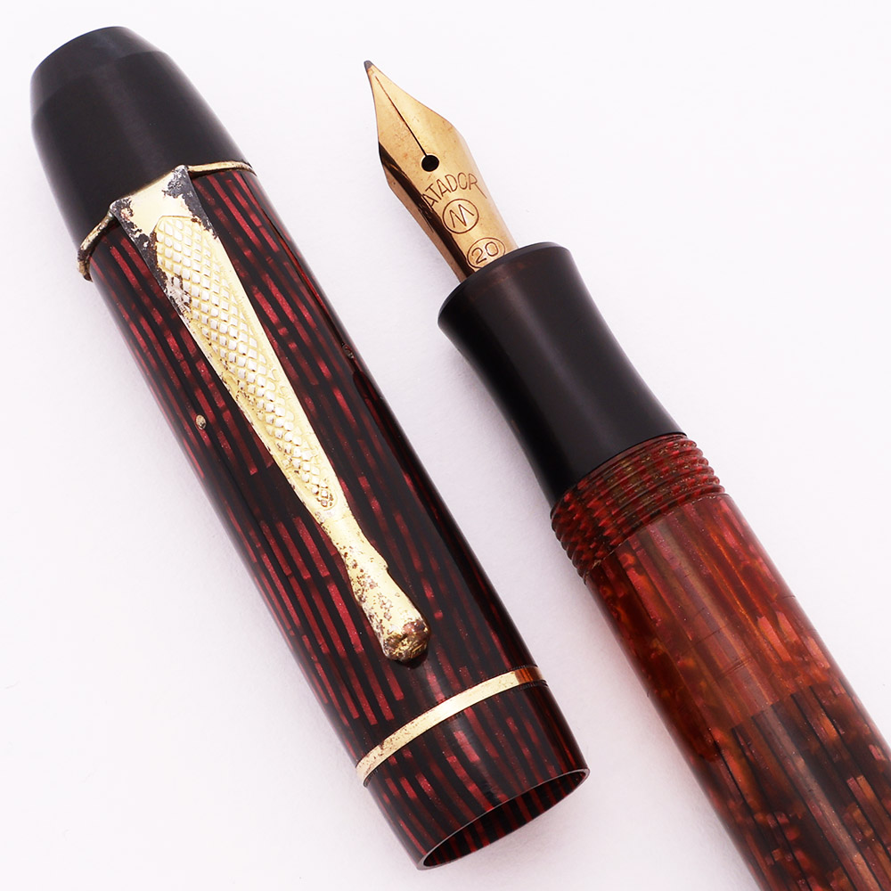 Matador Standard 811 Fountain Pen (Germany, 1930s) - Burgundy